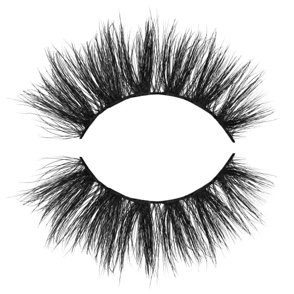 Juvias Place Nubian Eyelashes Cleopatra - Eyelash Extension for Day or Night Use Vegan Mink Lashes Cruelty-Free Fluffy Lashes Reusable Adhesive Eyelashes Matte Black Mink Eyelashes Natural Look